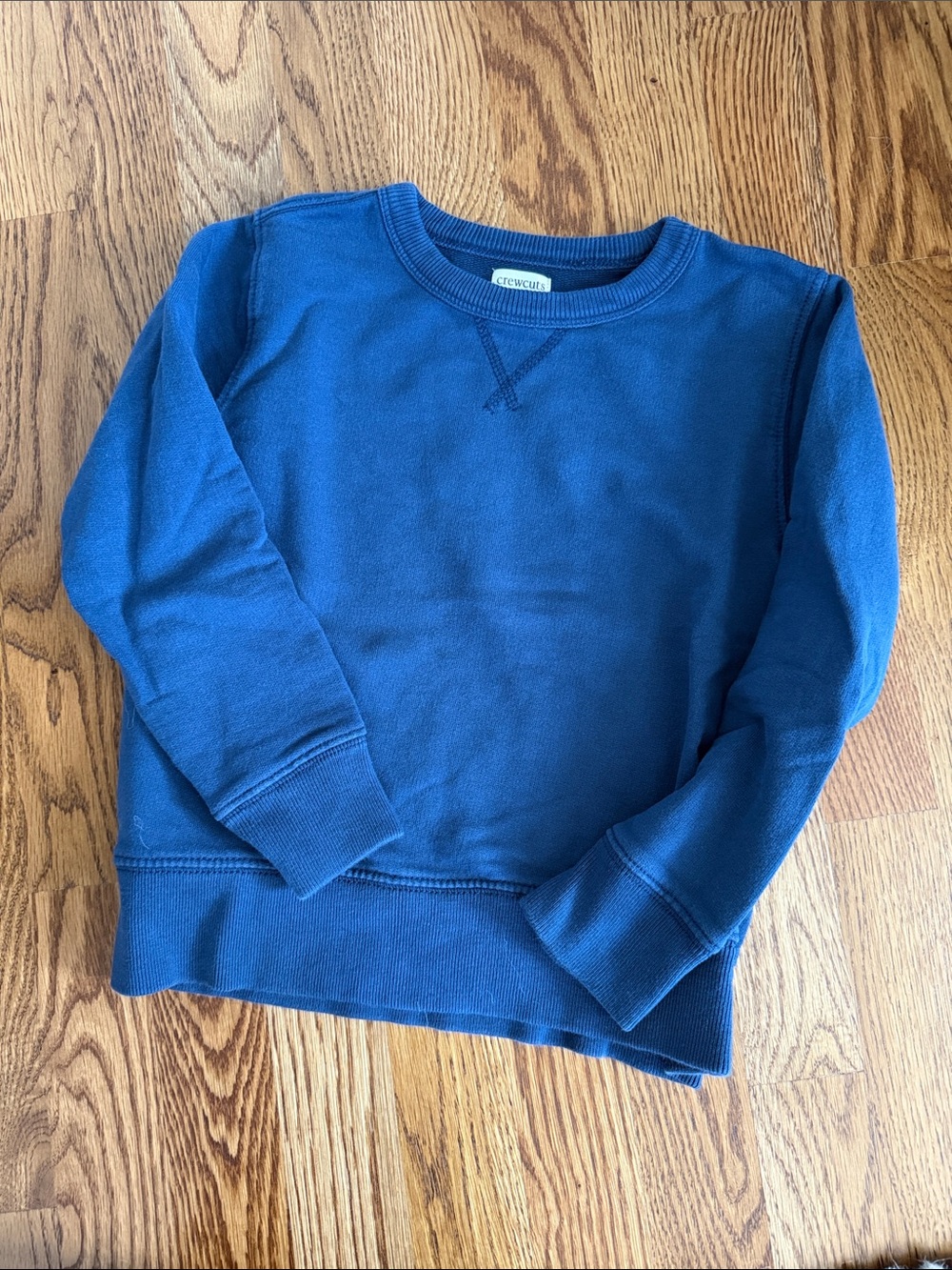 Crewcuts Navy Blue Classic Crewneck Sweatshirt